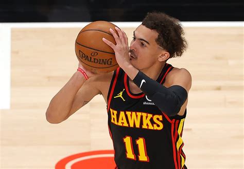 trae young 3 point percentage 2023